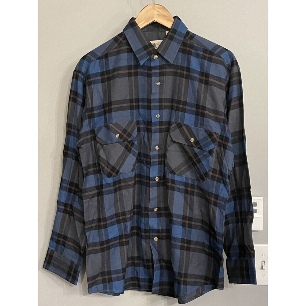 Northwest Territory Shirt Plaid Button Up Vintage Outdoors Mens M‎ New